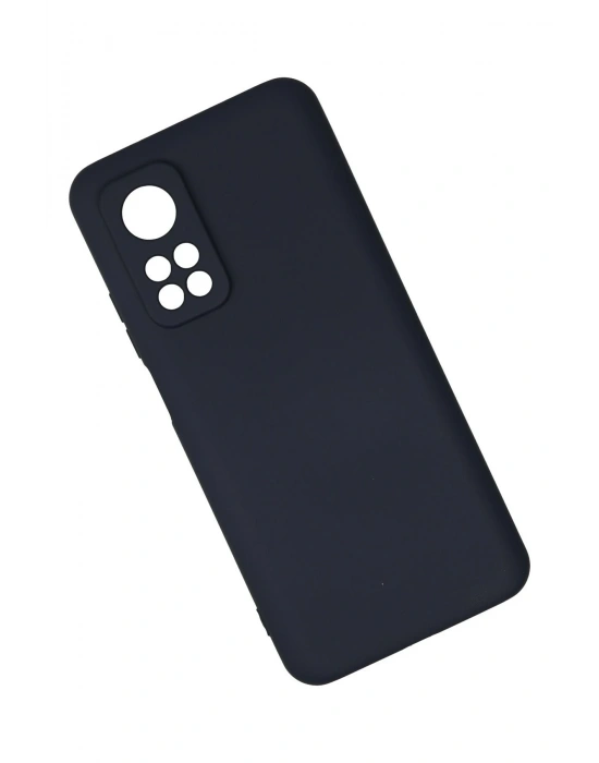 Newface Xiaomi Mi 10T Kılıf Nano içi Kadife Silikon - Lacivert