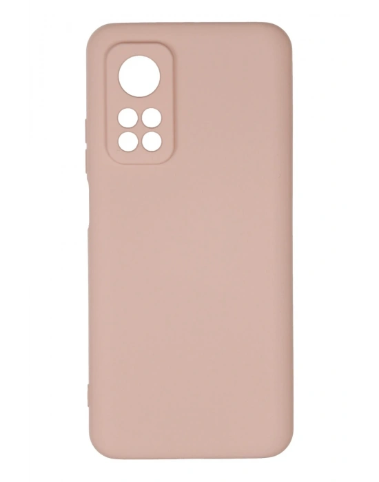 Newface Xiaomi Mi 10T Kılıf Nano içi Kadife Silikon - Pudra