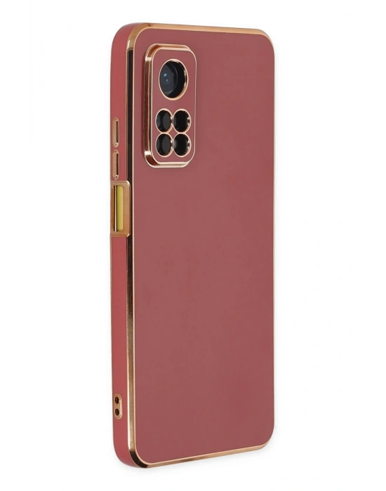 Newface Xiaomi Mi 10T Kılıf Volet Silikon - Kırmızı