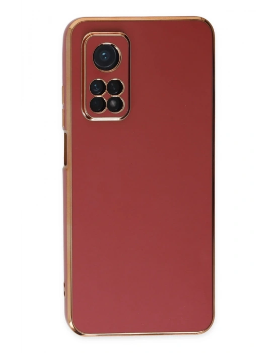 Newface Xiaomi Mi 10T Kılıf Volet Silikon - Kırmızı