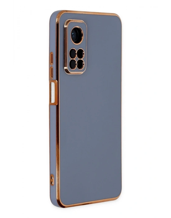 Newface Xiaomi Mi 10T Kılıf Volet Silikon - Mavi