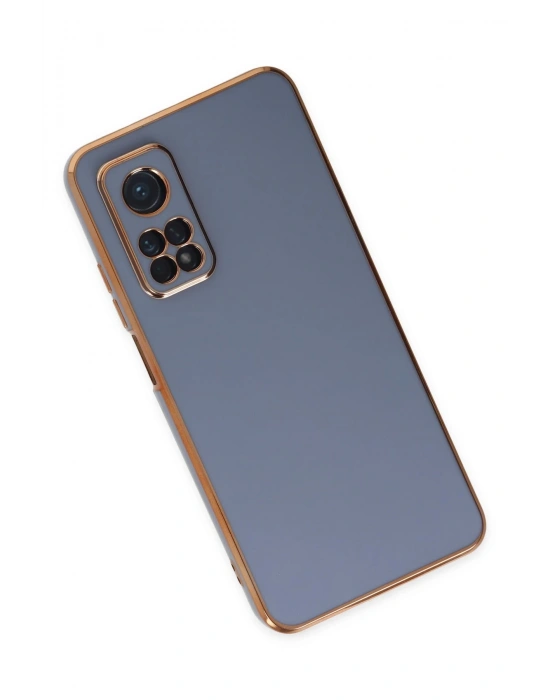 Newface Xiaomi Mi 10T Kılıf Volet Silikon - Mavi