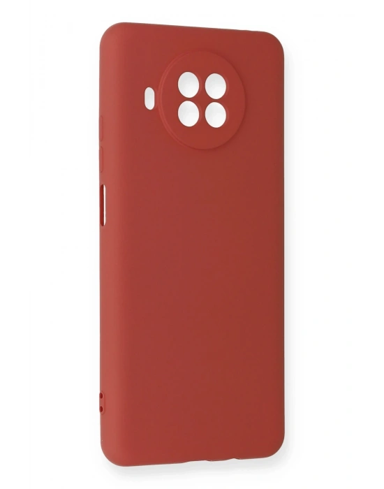 Newface Xiaomi Mi 10T Lite Kılıf Nano içi Kadife Silikon - Kiremit
