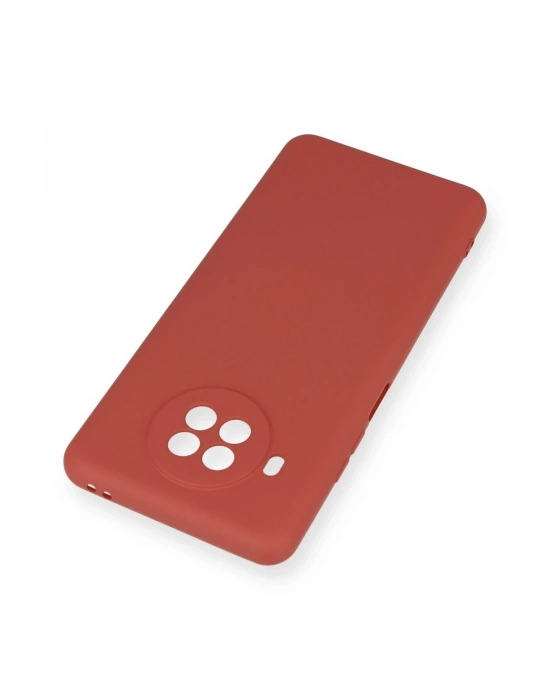 Newface Xiaomi Mi 10T Lite Kılıf Nano içi Kadife Silikon - Kiremit