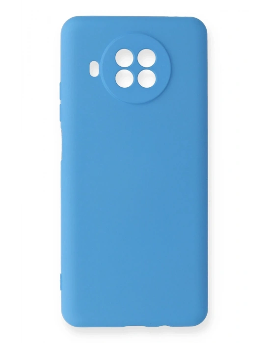 Newface Xiaomi Mi 10T Lite Kılıf Nano içi Kadife Silikon - Mavi