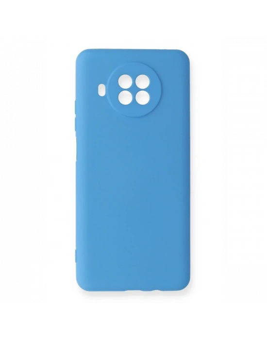 Newface Xiaomi Mi 10T Lite Kılıf Nano içi Kadife Silikon - Mavi