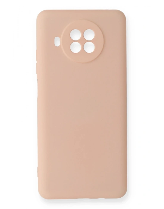 Newface Xiaomi Mi 10T Lite Kılıf Nano içi Kadife Silikon - Pudra