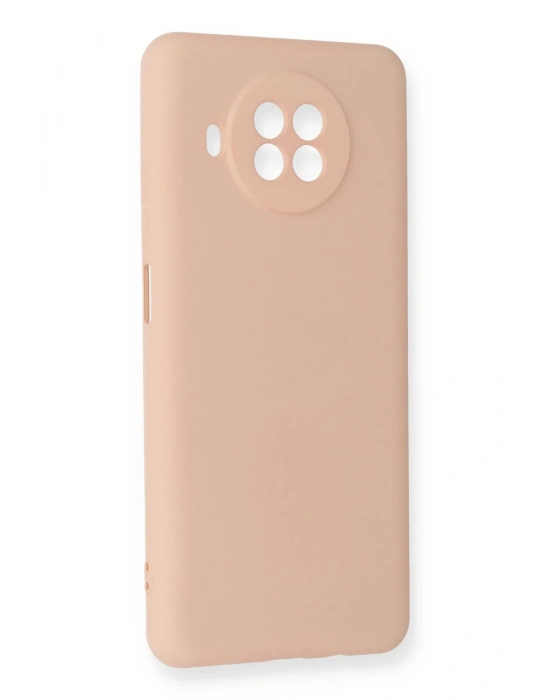 Newface Xiaomi Mi 10T Lite Kılıf Nano içi Kadife Silikon - Pudra