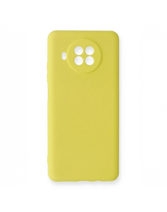Newface Xiaomi Mi 10T Lite Kılıf Nano içi Kadife Silikon - Sarı