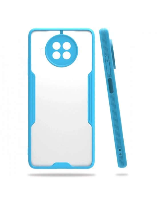 Newface Xiaomi Mi 10T Lite Kılıf Platin Silikon - Mavi