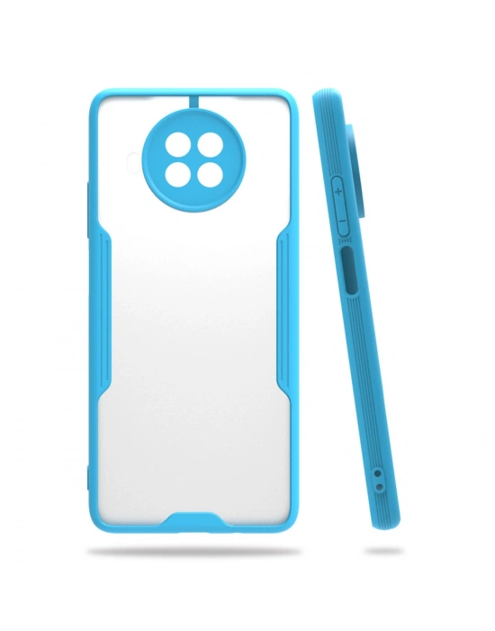 Newface Xiaomi Mi 10T Lite Kılıf Platin Silikon - Mavi