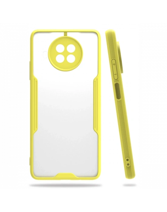 Newface Xiaomi Mi 10T Lite Kılıf Platin Silikon - Sarı