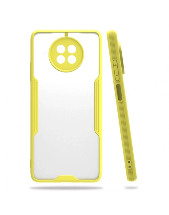 Newface Xiaomi Mi 10T Lite Kılıf Platin Silikon - Sarı