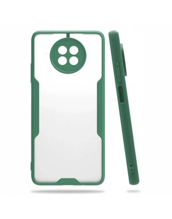 Newface Xiaomi Mi 10T Lite Kılıf Platin Silikon - Yeşil