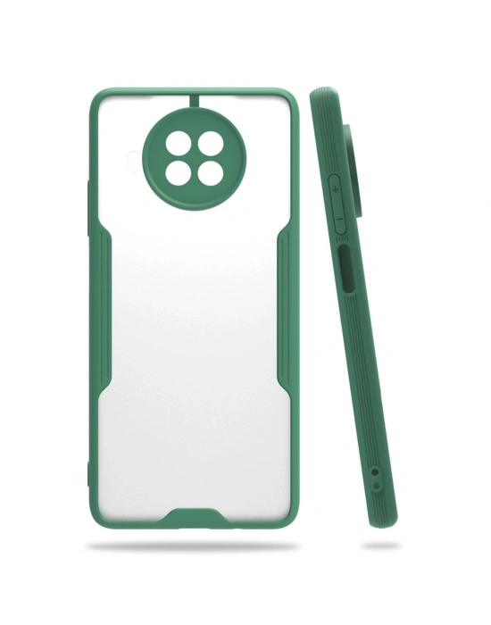 Newface Xiaomi Mi 10T Lite Kılıf Platin Silikon - Yeşil