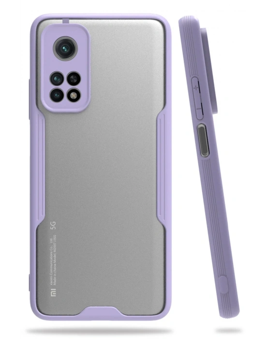 Newface Xiaomi Mi 10T Pro Kılıf Platin Silikon - Lila