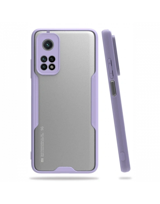 Newface Xiaomi Mi 10T Pro Kılıf Platin Silikon - Lila
