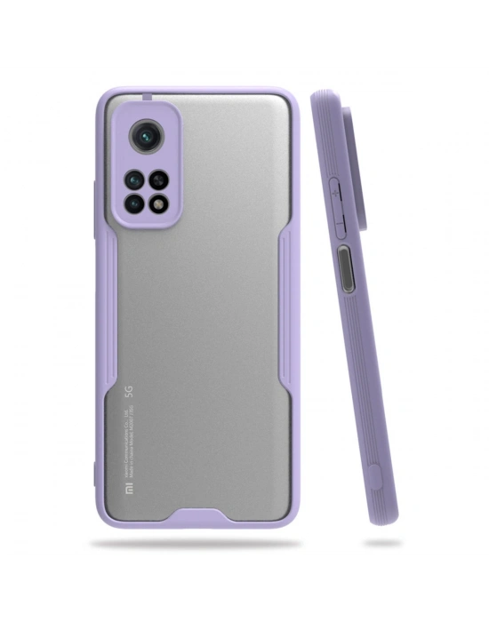 Newface Xiaomi Mi 10T Pro Kılıf Platin Silikon - Lila