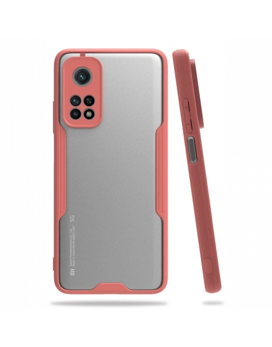 Newface Xiaomi Mi 10T Pro Kılıf Platin Silikon - Pembe