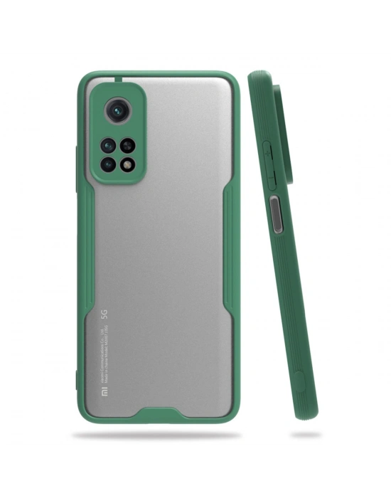 Newface Xiaomi Mi 10T Pro Kılıf Platin Silikon - Yeşil