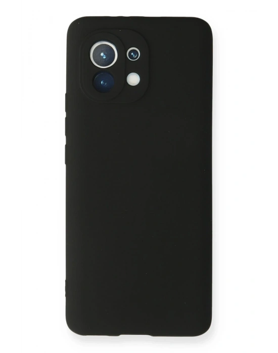 Newface Xiaomi Mi 11 Kılıf First Silikon - Siyah