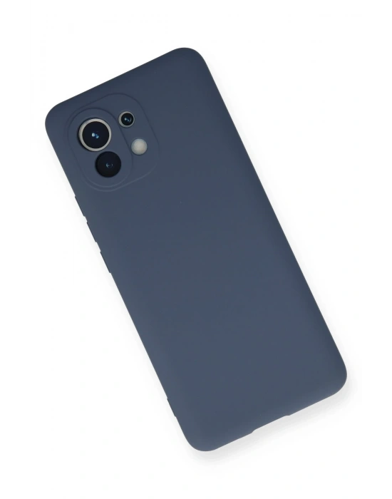 Newface Xiaomi Mi 11 Kılıf Nano içi Kadife Silikon - Gri