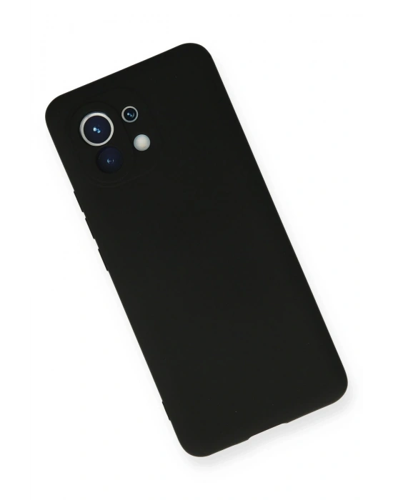 Newface Xiaomi Mi 11 Kılıf Nano içi Kadife Silikon - Siyah