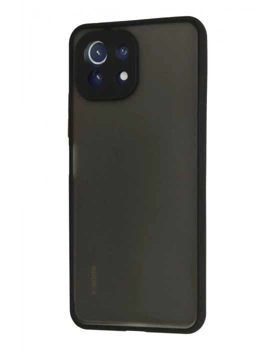 Newface Xiaomi Mİ 11 Lite Kılıf Montreal Silikon Kapak - Siyah