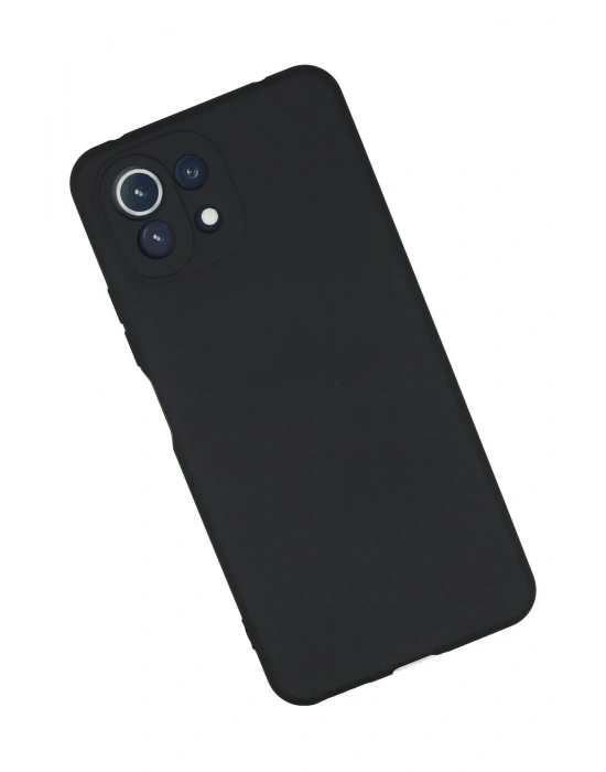 Newface Xiaomi Mİ 11 Lite Kılıf Nano içi Kadife Silikon - Lacivert