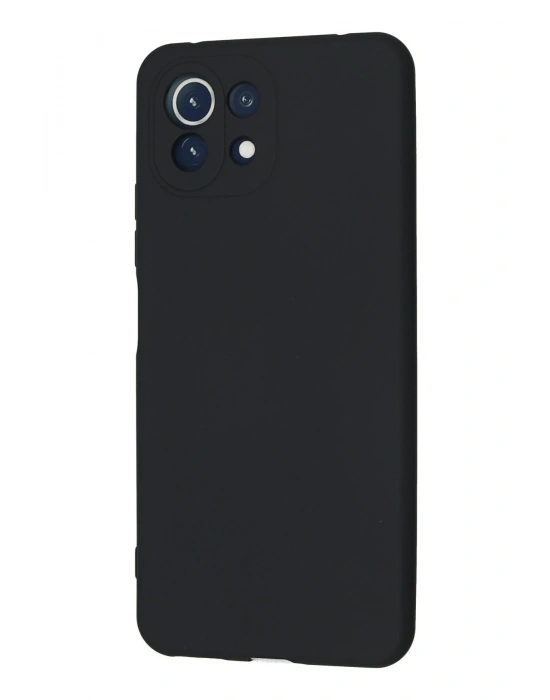 Newface Xiaomi Mİ 11 Lite Kılıf Nano içi Kadife Silikon - Lacivert