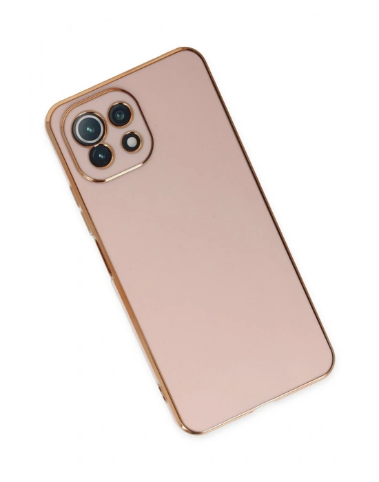 Newface Xiaomi Mİ 11 Lite Kılıf Volet Silikon - Pembe