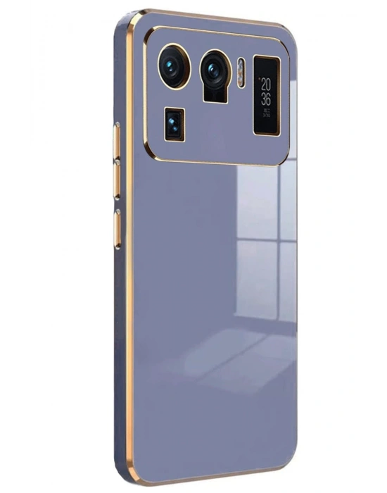 Newface Xiaomi Mi 11 Ultra Kılıf Volet Silikon - Mavi