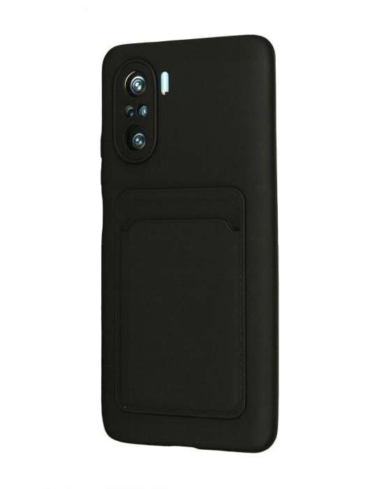 Newface Xiaomi Mi 11i Kılıf Kelvin Kartvizitli Silikon - Siyah