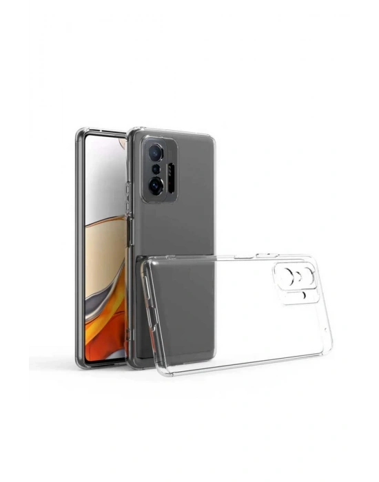 Newface Xiaomi Mi 11T Pro Kılıf Lüx Şeffaf Silikon