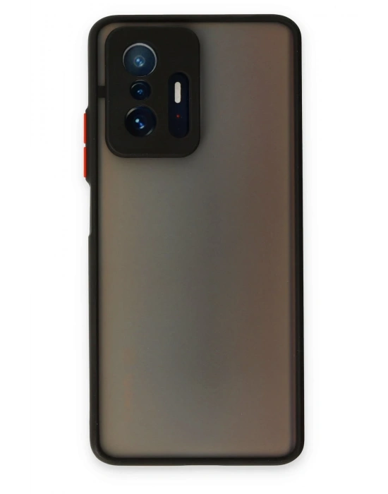 Newface Xiaomi Mi 11T Pro Kılıf Montreal Silikon Kapak - Siyah