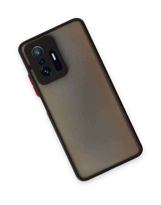 Newface Xiaomi Mi 11T Pro Kılıf Montreal Silikon Kapak - Siyah