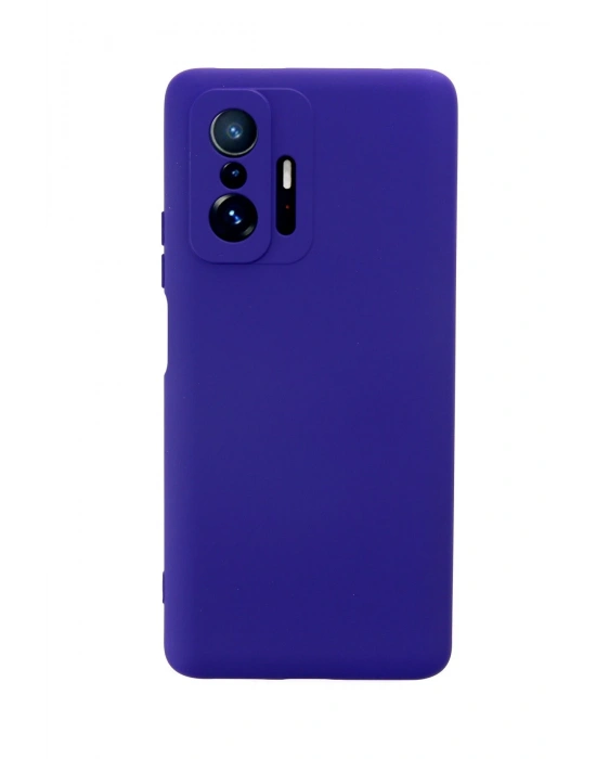 Newface Xiaomi Mi 11T Pro Kılıf Nano içi Kadife Silikon - Mor