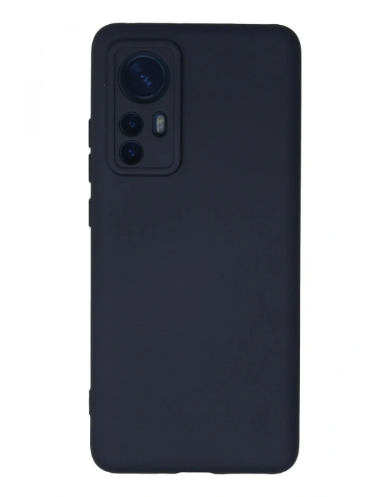 Newface Xiaomi Mi 12 Kılıf Nano içi Kadife Silikon - Lacivert