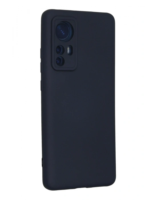 Newface Xiaomi Mi 12 Kılıf Nano içi Kadife Silikon - Lacivert