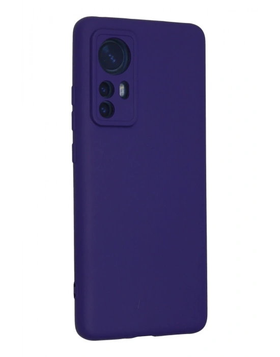 Newface Xiaomi Mi 12 Kılıf Nano içi Kadife Silikon - Mor