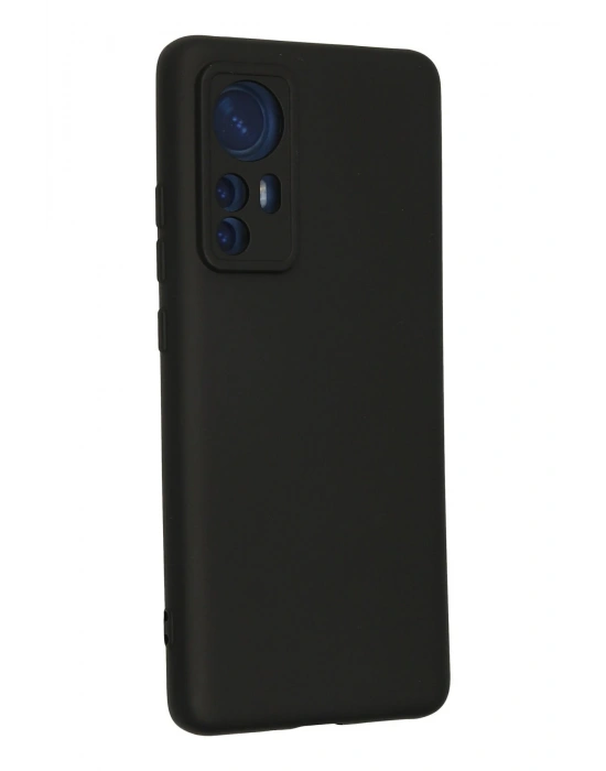 Newface Xiaomi Mi 12 Kılıf Nano içi Kadife Silikon - Siyah