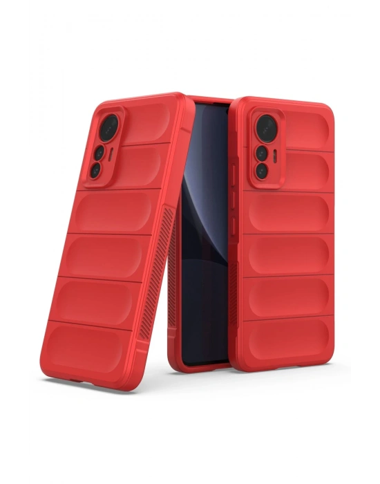 Newface Xiaomi Mi 12 Lite Kılıf Optimum Silikon - Kırmızı