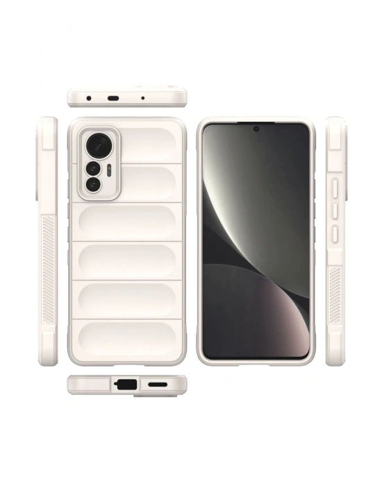 Newface Xiaomi Mi 12 Lite Kılıf Optimum Silikon - Krem