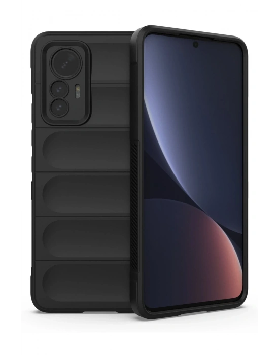 Newface Xiaomi Mi 12 Lite Kılıf Optimum Silikon - Siyah