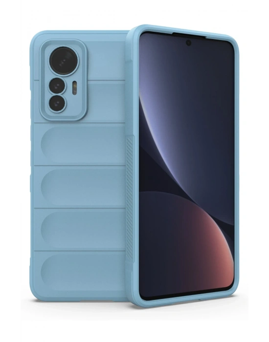 Newface Xiaomi Mi 12 Lite Kılıf Optimum Silikon - Sky Blue