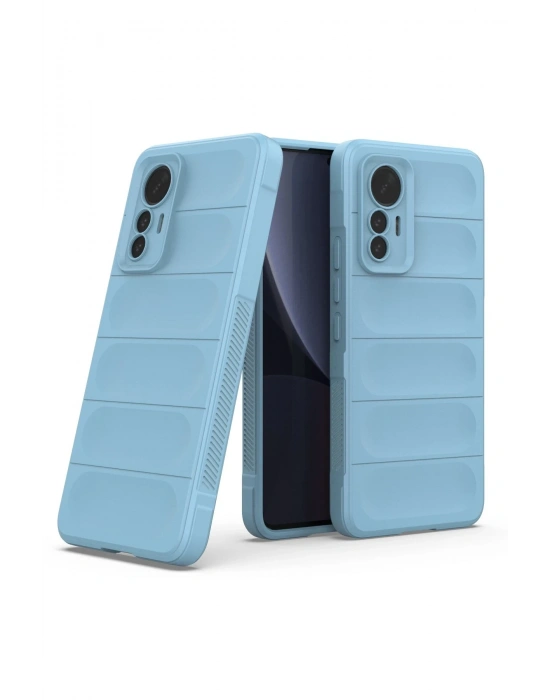 Newface Xiaomi Mi 12 Lite Kılıf Optimum Silikon - Sky Blue