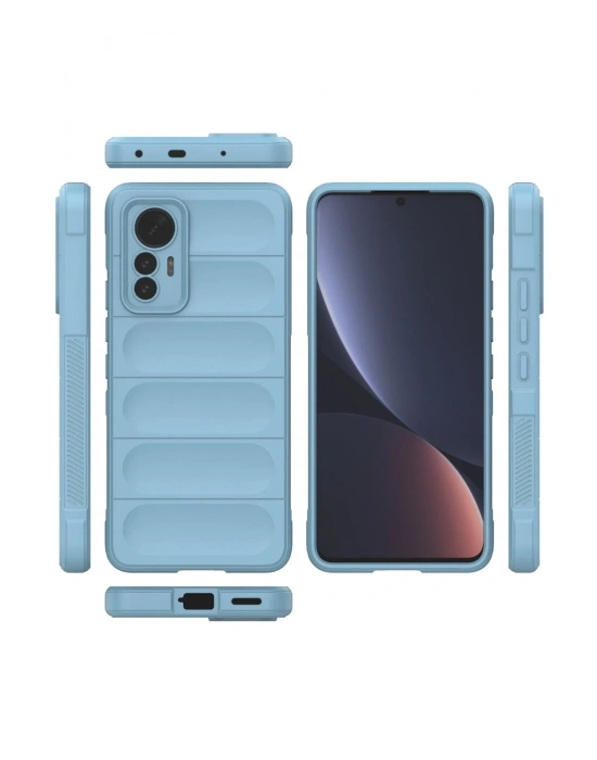 Newface Xiaomi Mi 12 Lite Kılıf Optimum Silikon - Sky Blue