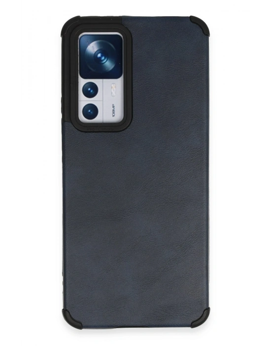 Newface Xiaomi Mi 12T Kılıf Loop Deri Silikon - Lacivert