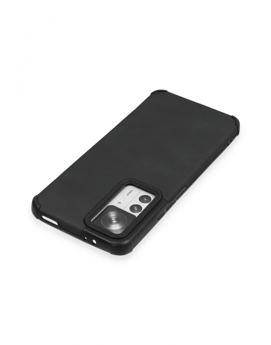 Newface Xiaomi Mi 12T Kılıf Loop Deri Silikon - Siyah