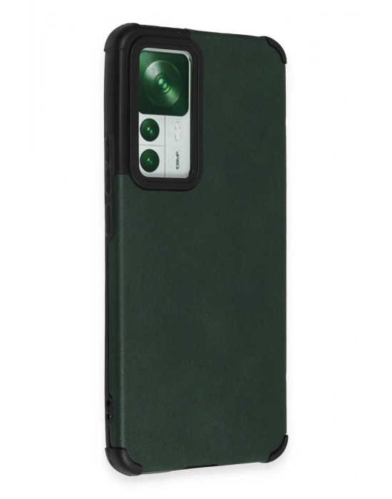 Newface Xiaomi Mi 12T Kılıf Loop Deri Silikon - Yeşil